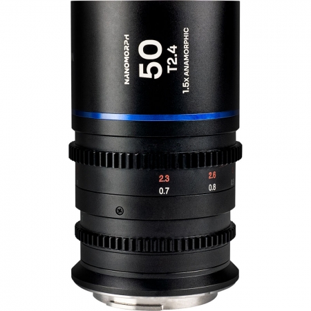 Laowa Nanomorph 50mm T2.4 1.5x S35 Anamorphic (Sony E, Canon RF, Fuji X, m43, ARRI PL & Canon EF) Blue Flare model